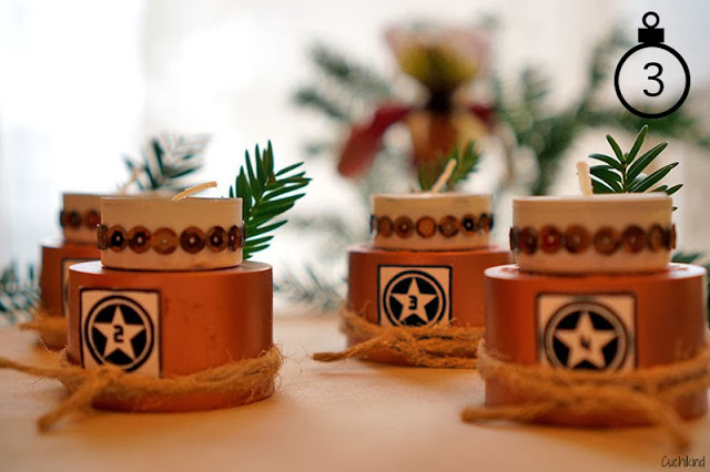 Adventskranz kupfer