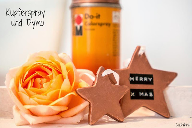 Kupfersterne aus Fimo