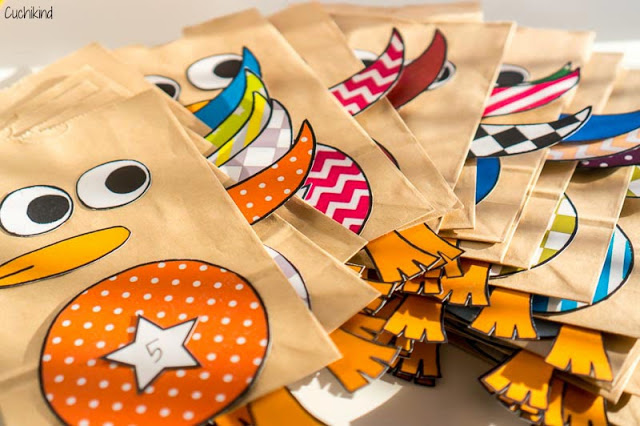 Pinguin-Adventskalender selbst machen