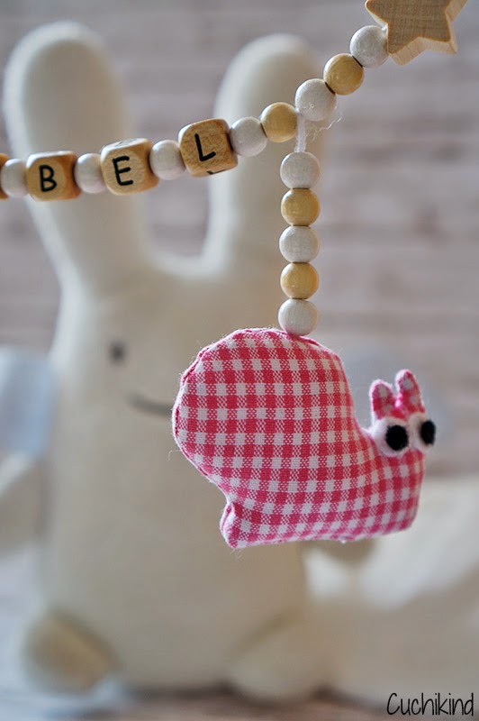 Kinderwagenkette Buchstabenwürfel Kinderwagenkette Buchstabenwürfel