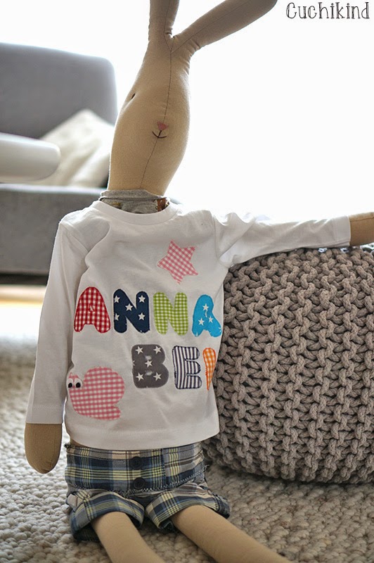 Buchstabenshirt nähen