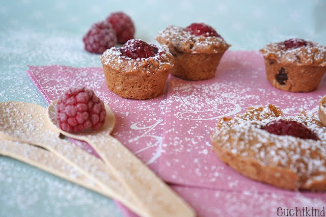 Himbeeren Kekse backen