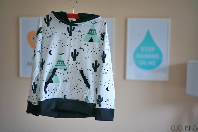 Schnittmuster Kapuzenpulli Kinder