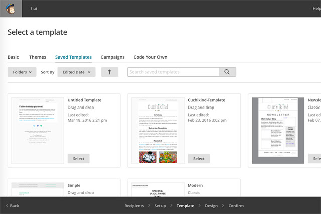 Create campaign mailchimp