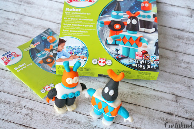 Roboter aus Fimo
