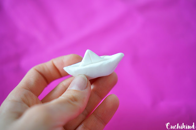 Papierschiffchen bastelanleitung fimo