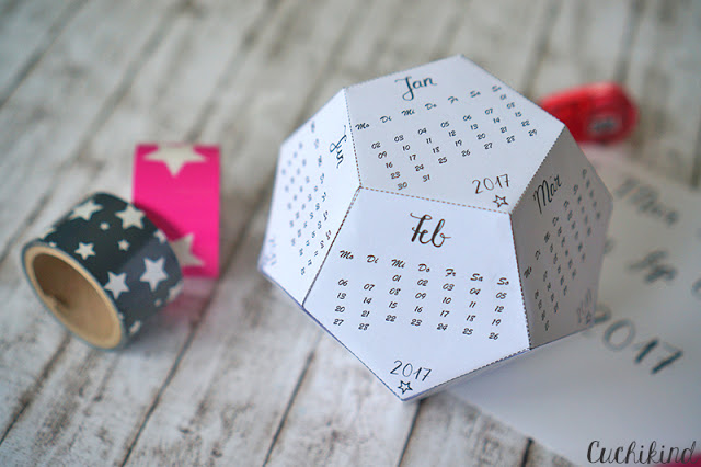 Kalender 2017 printable