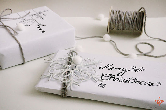 Weihnachtsgeschenke verpacken