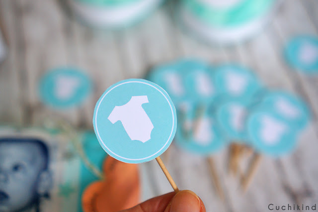 Muffinspieße Babyparty