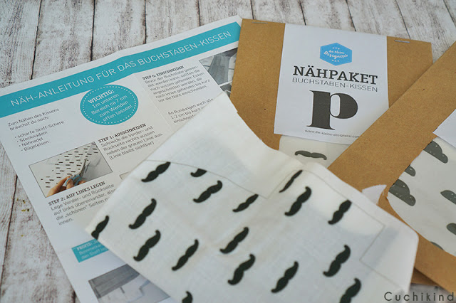Nähpaket Buchstabenkissen