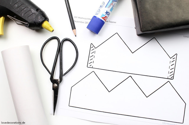 Material Papiersterne falten