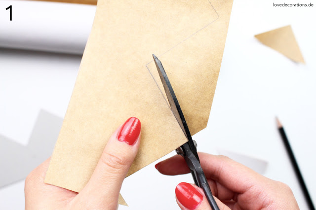 Schritt-für-Schritt Anleitung Papiersterne