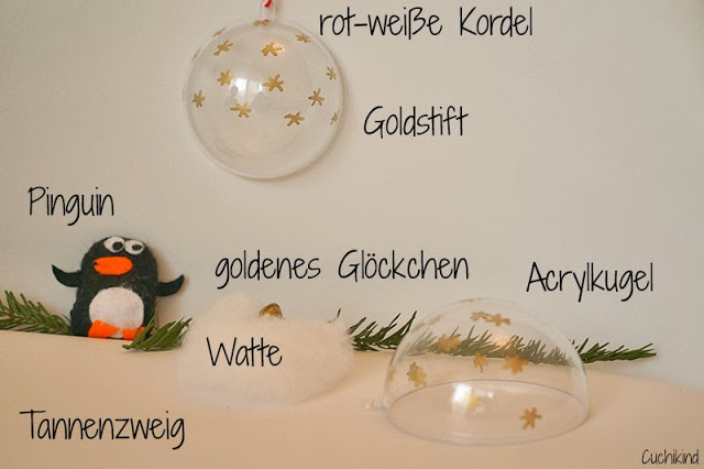 Acryl-Weihnachtskugel