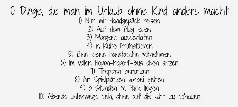 Urlaub ohne Kind