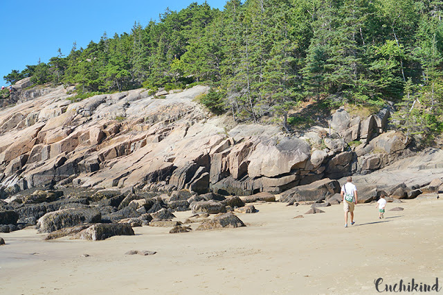 Sandy beach