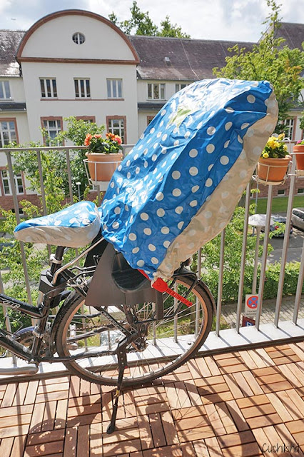 Regenschutz Fahrradsitz nähen