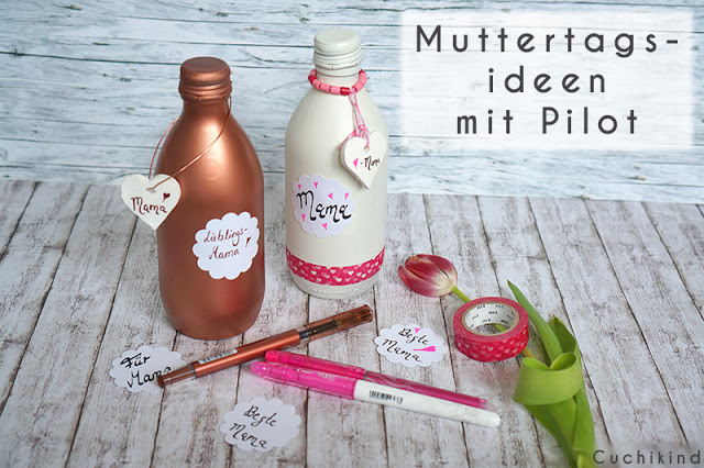 Muttertagsideen mit Flaschen