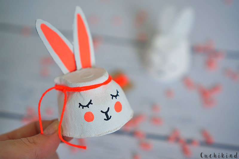 Hase aus Eierkarton Osterhasen_basteln