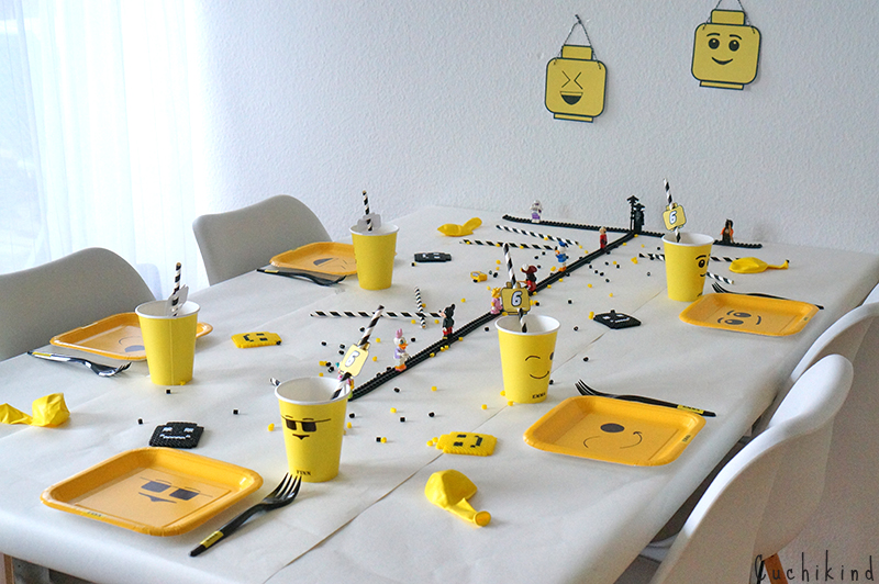 Kindergeburtstag lego Partytisch_legogeburtstag